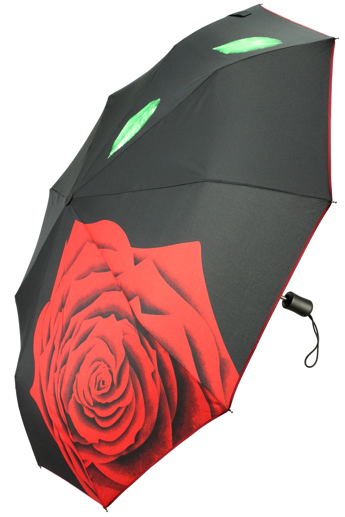 Купить зонтик женский прочный. Зонт Sponsa. Зонт Sponsa с розой. Зонт женский автомат. Зонт женский черный.